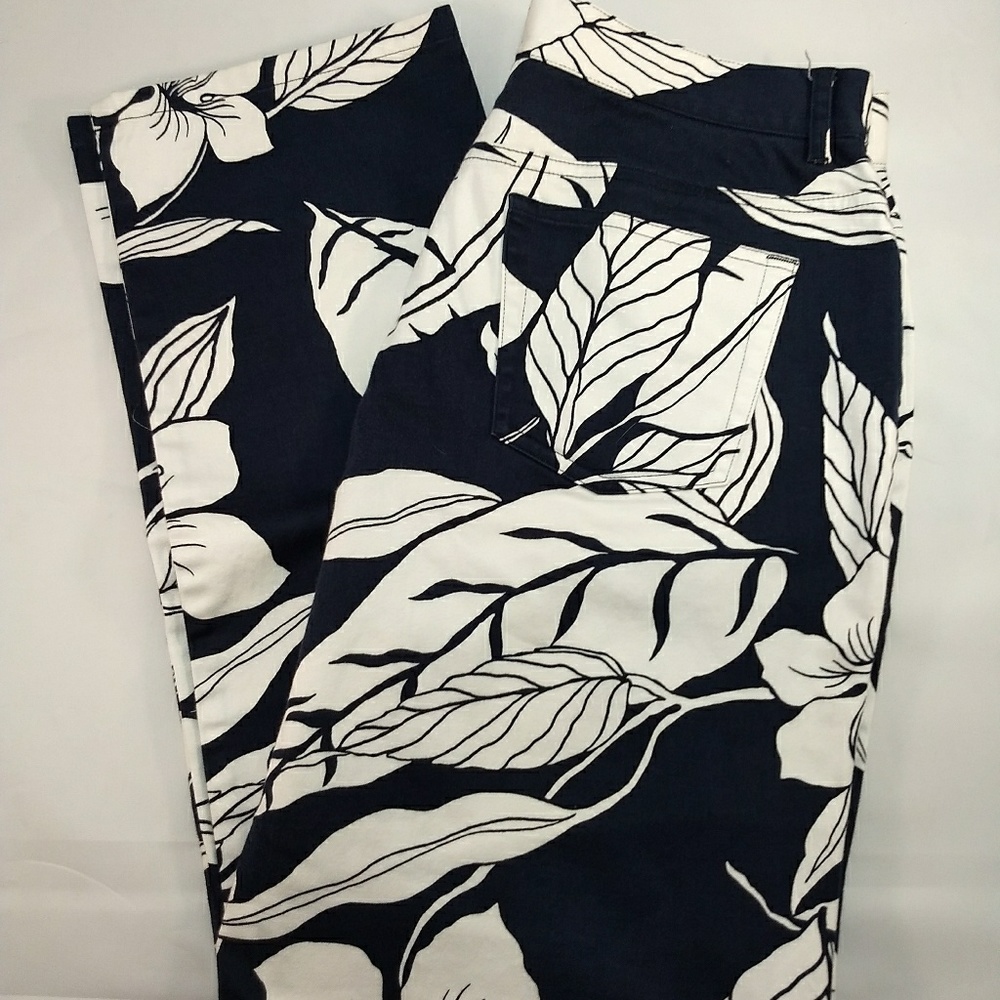 Ralph Lauren Womens Hawaiian Straight Leg Pants 8